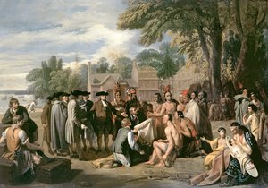 El tratado de William Penn con los indios en noviembre de 1683, 1771-72